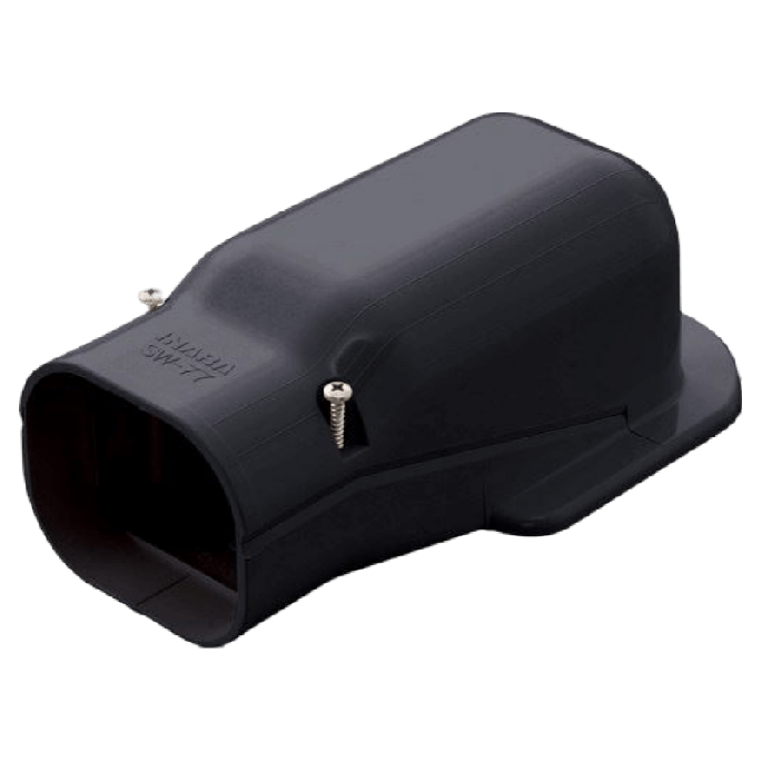 Airco muur afdekkap | zwart