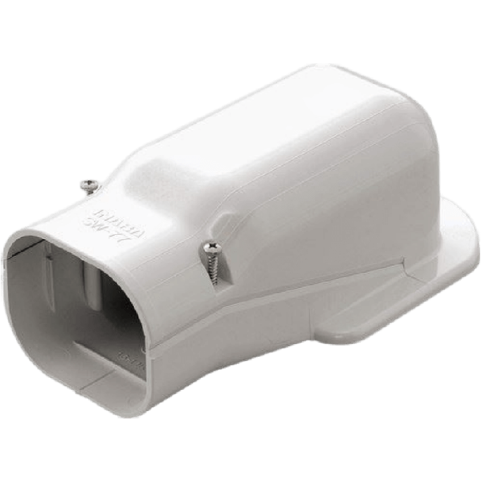 Airco muur afdekkap | wit Airco muur afdekkap | wit