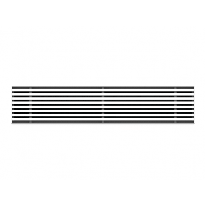 Instucbaar frameloos wandrooster - 300x100mm Instucbaar frameloos wandrooster - 300x100mm