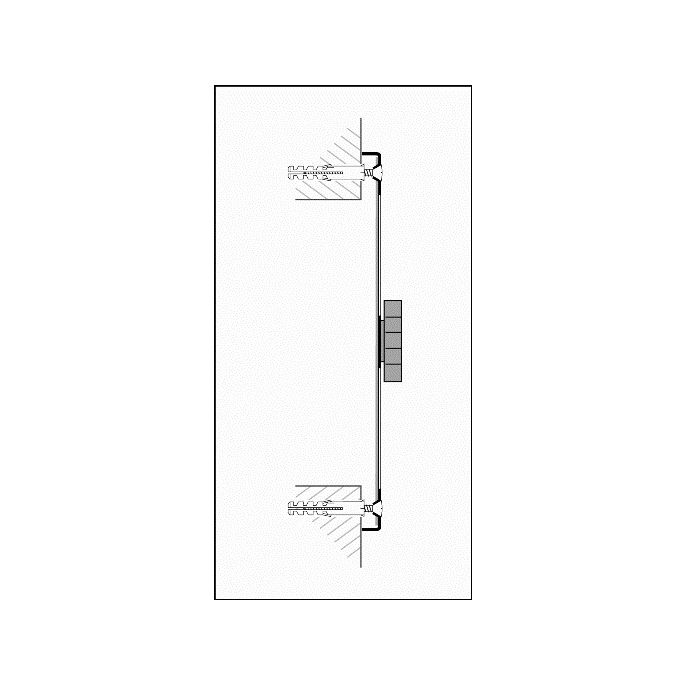 Aluminium afsluitbaar schuifrooster opbouw 470 x 30mm - WIT (3-4703W)
