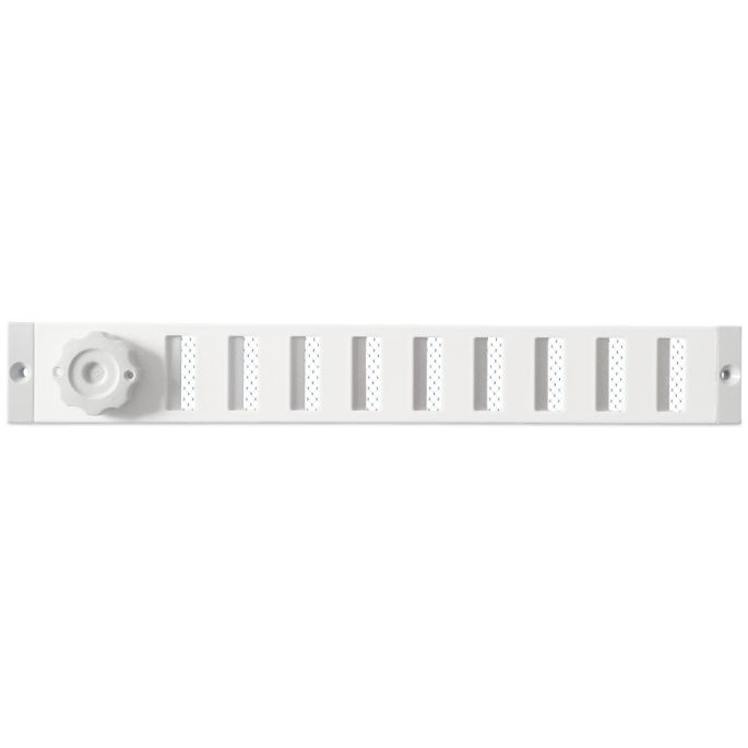 Aluminium afsluitbaar schuifrooster opbouw 300 x 40mm - WIT (3-3004W)