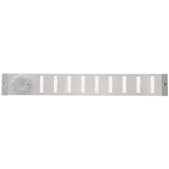 Aluminium afsluitbaar schuifrooster opbouw 300 x 40mm - ALU Aluminium afsluitbaar schuifrooster opbouw 300 x 40mm - ALU