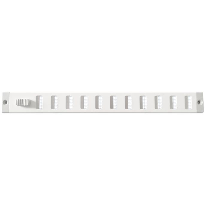 Aluminium afsluitbaar schuifrooster opbouw 300 x 30mm - WIT (3-3003W)