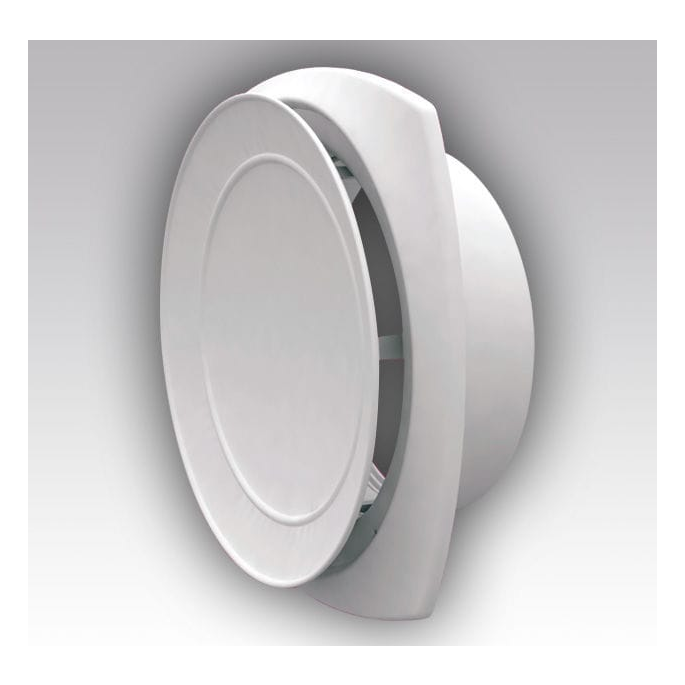 Kunststof verstelbaar luchtventiel | toevoer | diameter 100 mm | met flens