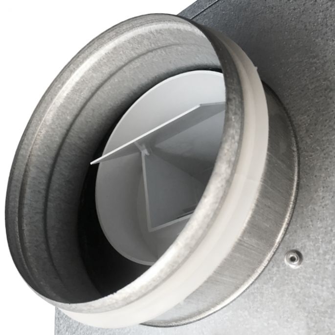 Blauberg KOMFORT Ultra D105 WTW unit (warmteterugwinning) - drie standen 57/106 m3/h - aansluiting 125mm - SET inclusief regelaar