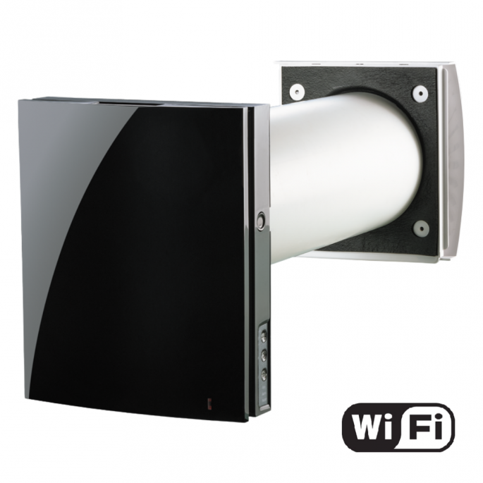 Blauberg VENTO Expert A50-1 WTW unit (WarmteTerugWinning) - WIFI - drie standen - zwart - 50 m3/h Blauberg VENTO Expert A50-1 WTW unit (WarmteTerugWinning) - WIFI - drie standen - zwart - 50 m3/h