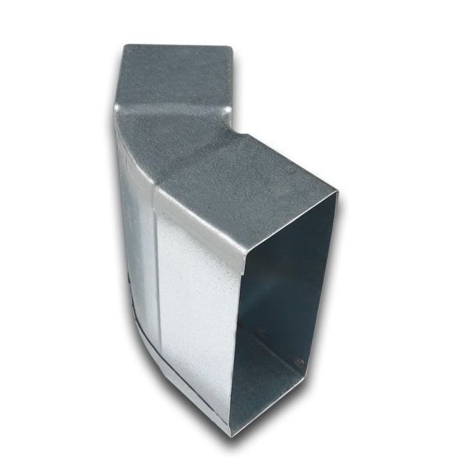 Rechthoekige bocht 45º | 220 x 55 mm | verticaal