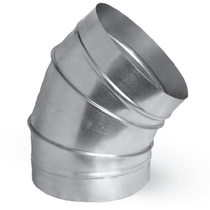 Bocht 45° | diameter 315mm | segment