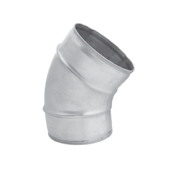 Bocht 45º | diameter 450mm | geperst