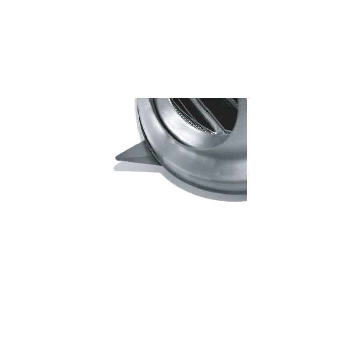 Bolrooster RVS Ø 160mm met schoepen en muggengaas