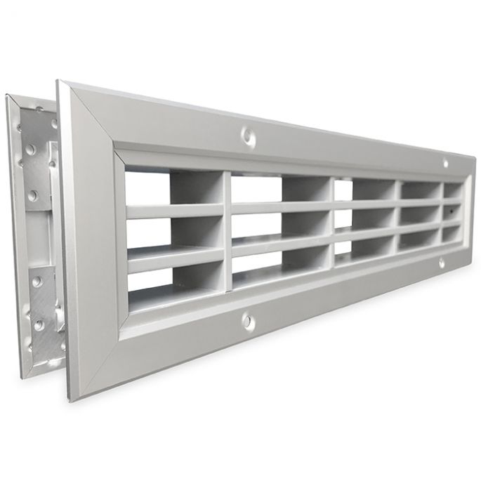 Brandwerend deurrooster 450 x 76mm (binnendeur toepassing) Brandwerend deurrooster 450 x 76mm (binnendeur toepassing)