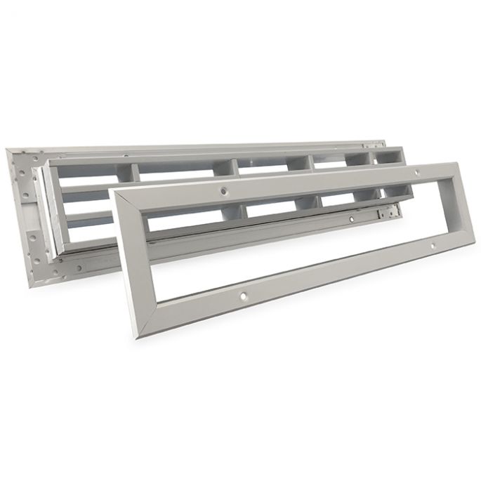 Brandwerend deurrooster 450 x 76mm (binnendeur toepassing) Brandwerend deurrooster 450 x 76mm (binnendeur toepassing)