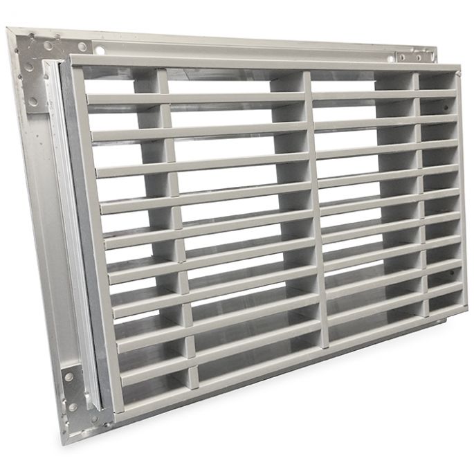Brandwerend deurrooster 300 x 200mm (binnendeur toepassing)