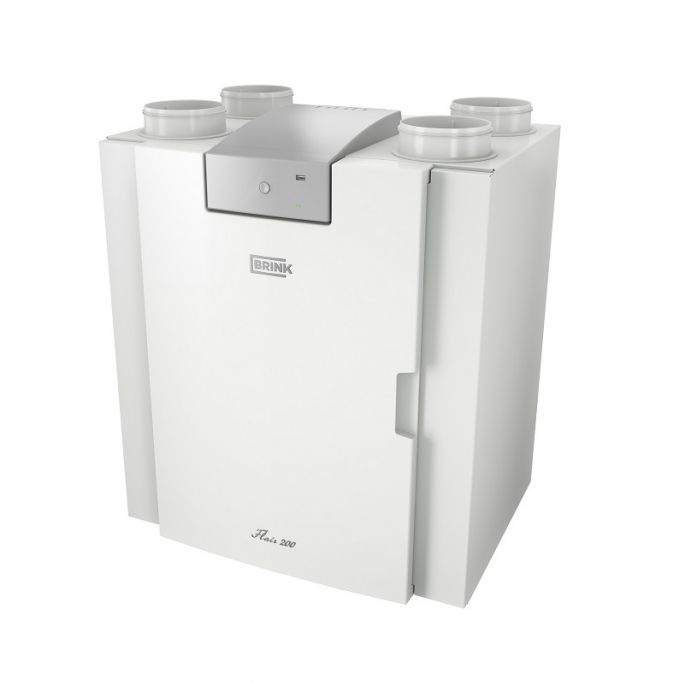 Brink Flair 300 WTW unit - 4b rechteruitvoering - met enthalpiewisselaar - 300 m3/h