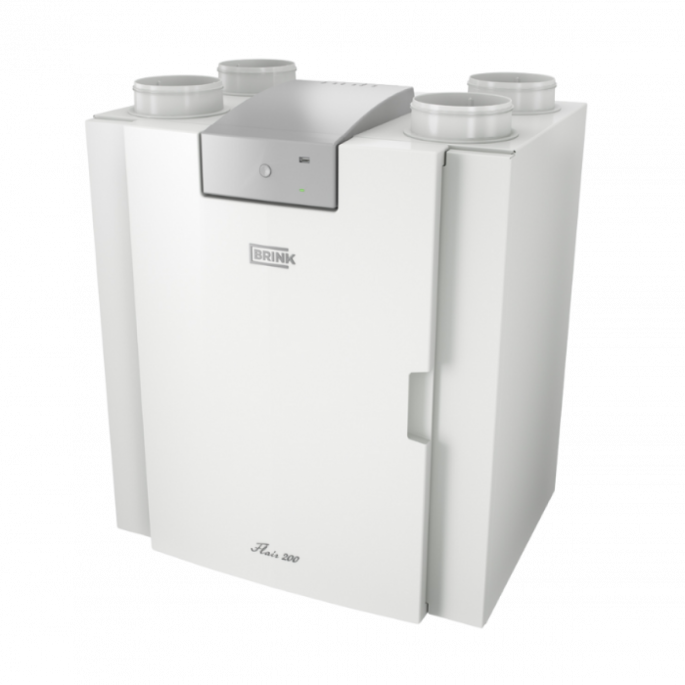 Brink Flair 200 WTW unit - 4b linkeruitvoering - met enthalpiewisselaar - 225 m3/h Brink Flair 200 WTW unit - 4b linkeruitvoering - met enthalpiewisselaar - 225 m3/h