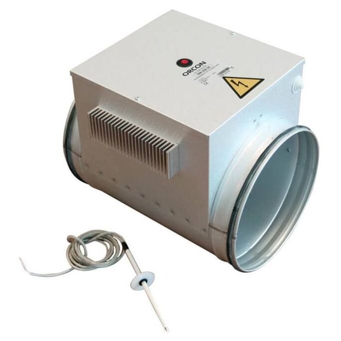Orcon CBA-160-18 Naverwarmer 0-10V rond 160mm 1,8kW - 230V Orcon CBA-160-18 Naverwarmer 0-10V rond 160mm 1,8kW - 230V
