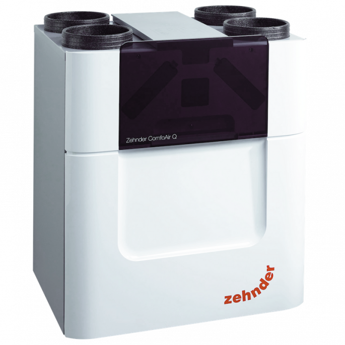 Zehnder Stork ComfoAir Q350 WTW unit NL LR - Links & Rechts uitvoerbaar