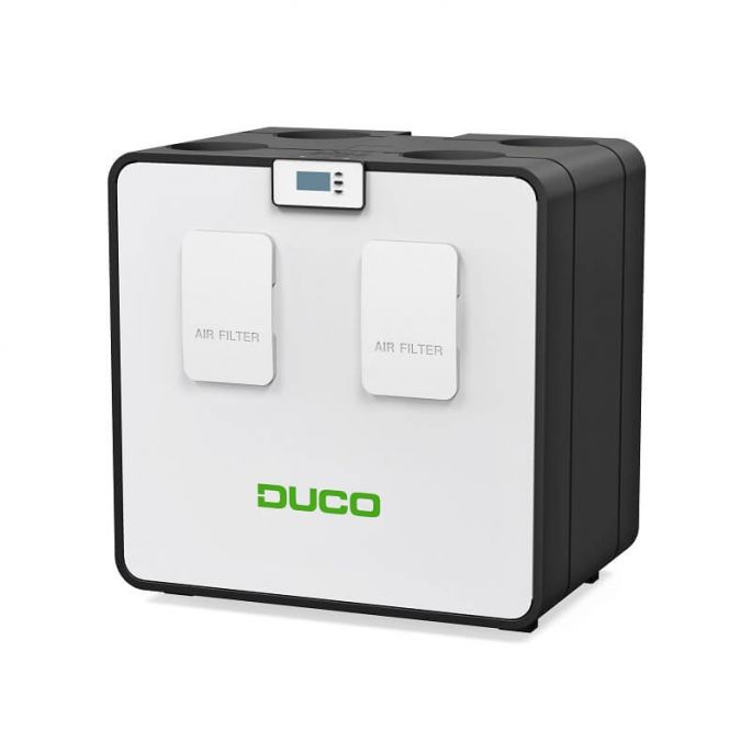 All-in-one DucoBox Energy Comfort WTW-unit - 325 m3/h - CO2 en RF Bediening All-in-one DucoBox Energy Comfort WTW-unit - 325 m3/h - CO2 en RF Bediening