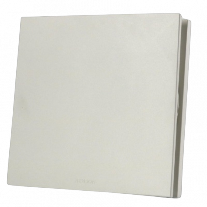 Renson Aeroo Designventiel vierkant - kunststof Ø125mm - RAL9010 Renson Aeroo Designventiel vierkant - kunststof Ø125mm - RAL9010