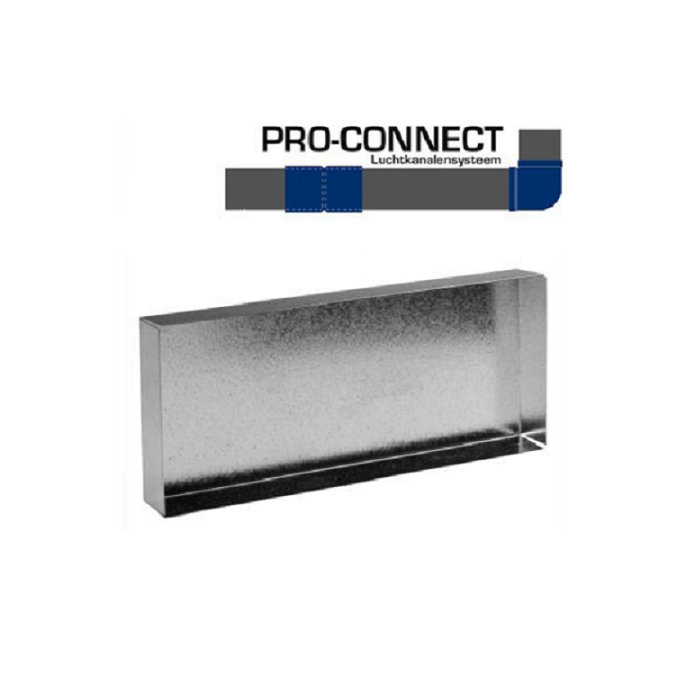 Rechthoekige einddeksel | 110 x 55 mm