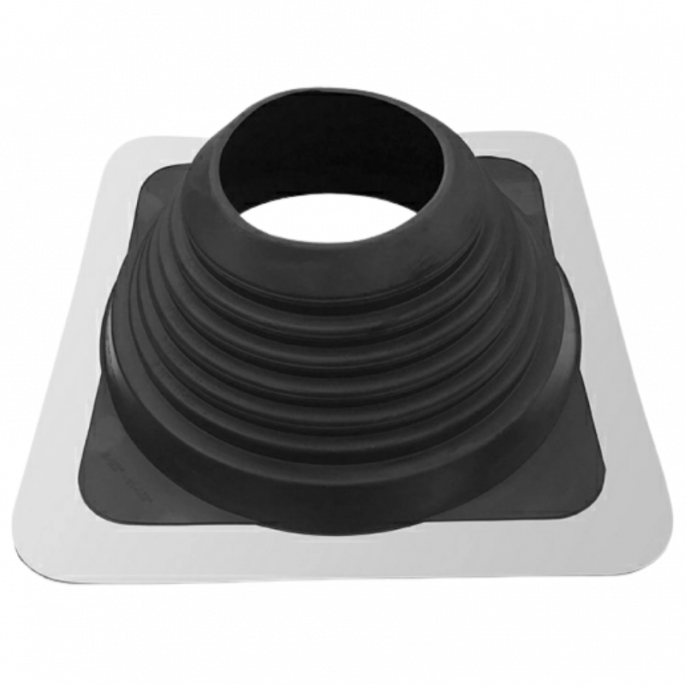 EPDM dakdoorvoer met rubber manchet 080 - 160mm - opbouw verschillende dakprofielen 