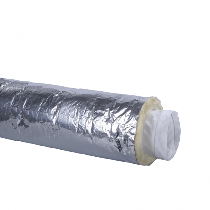 Flexibele geluiddempende slang | Ø315mm (binnenmaat) | non-woven | 10 METER Flexibele geluiddempende slang | Ø315mm (binnenmaat) | non-woven | 10 METER