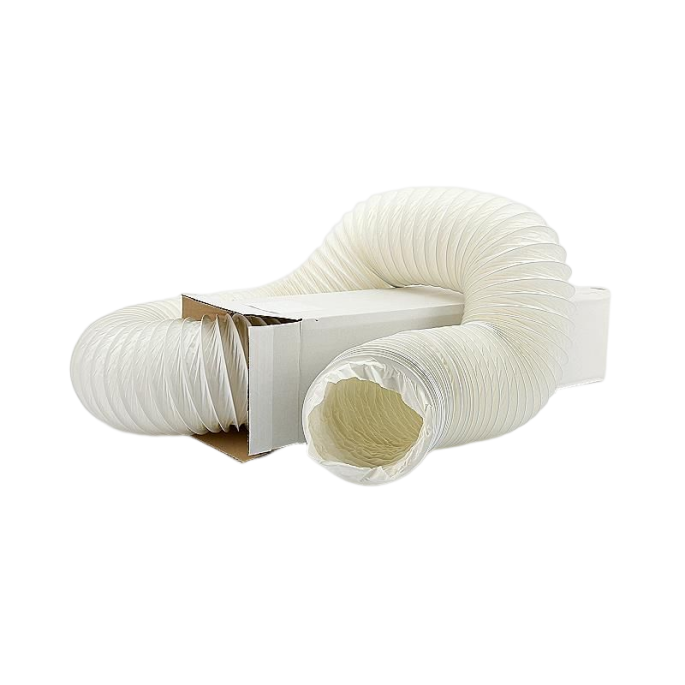 Flexibele slang PVC wit | diameter 100 mm | lengte 10 meter Flexibele slang PVC wit | diameter 100 mm | lengte 10 meter