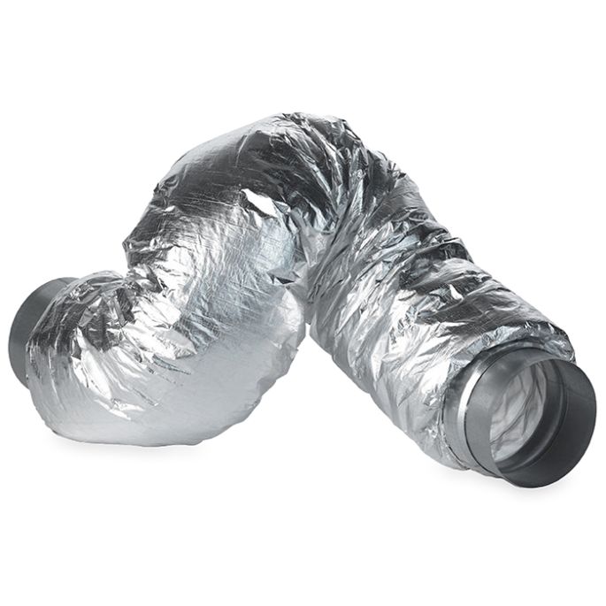 Flexibele geluidsdemper met verbinding buis | diameter 250 mm diameter | non-woven Flexibele geluidsdemper met verbinding buis | diameter 250 mm diameter | non-woven