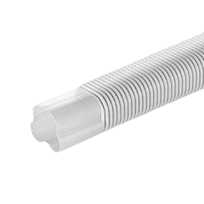 Airco flexibele goot | wit | lengte 1000 mm Airco flexibele goot | wit | lengte 1000 mm