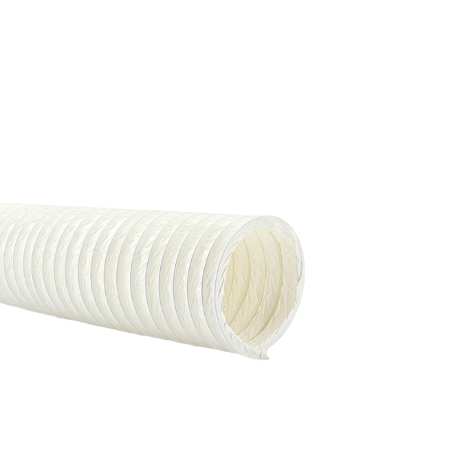 Flexibele slang PVC wit | diameter 150 mm | lengte 3 meter Flexibele slang PVC wit | diameter 150 mm | lengte 3 meter