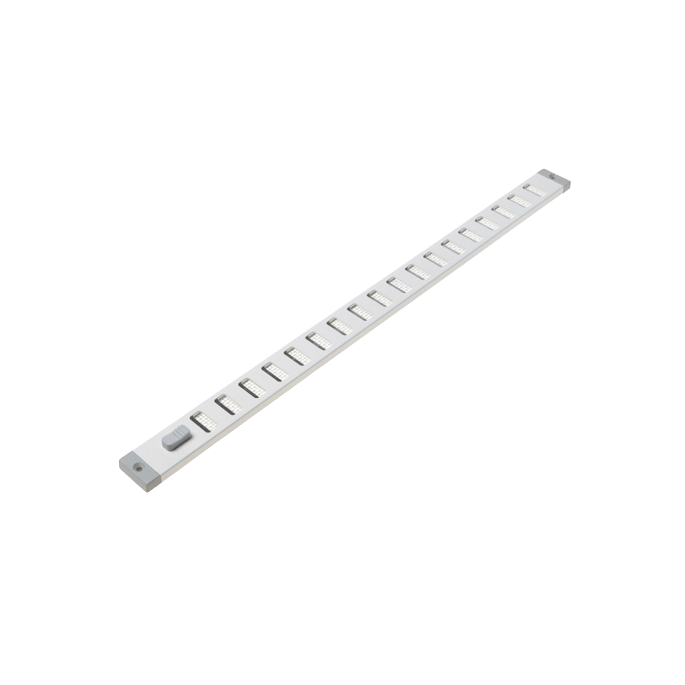 Aluminium afsluitbaar schuifrooster opbouw 470 x 30mm - ALU