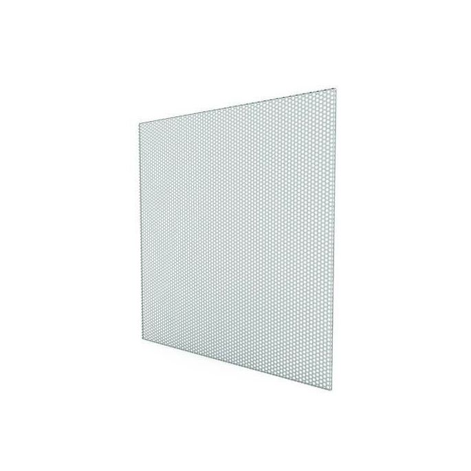 Geperforeerde plafondplaat | 595 mm x 595 mm | staal | wit Geperforeerde plafondplaat | 595 mm x 595 mm | staal | wit