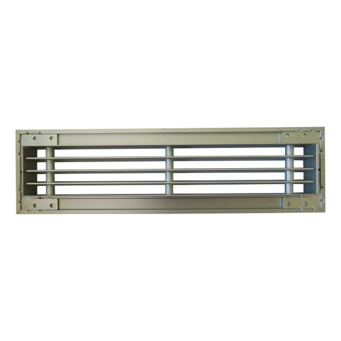 Vloerrooster 300 x 54 mm - LUXE LIJN - aluminium