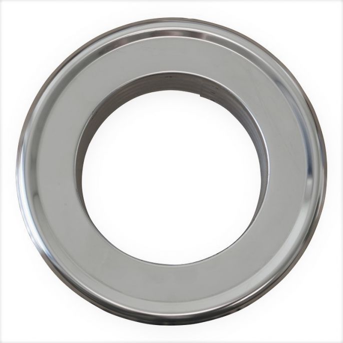 Afwerkrozet | diameter 100 mm | RVS Afwerkrozet | diameter 100 mm | RVS