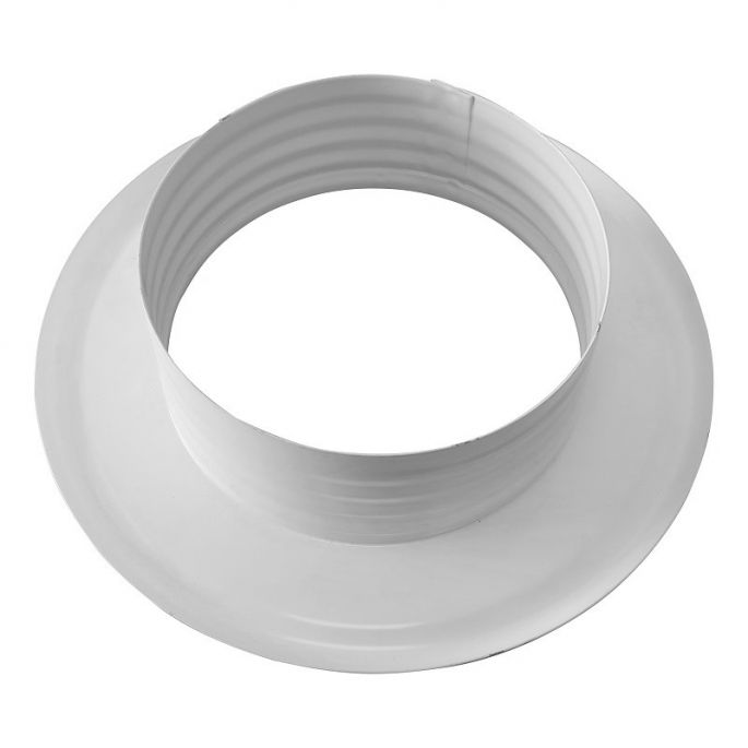 Afwerkrozet | diameter 100 mm | wil aluminium