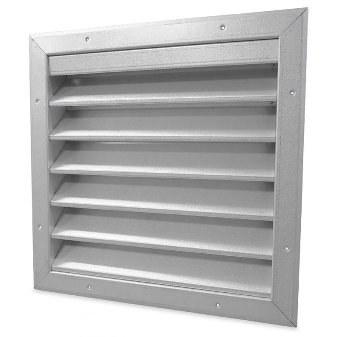 Buitenmuurrooster - grote luchtvolumes - staal (verzinkt) - 800 x 800mm (G74-8080V) Buitenmuurrooster - grote luchtvolumes - staal (verzinkt) - 800 x 800mm (G74-8080V)