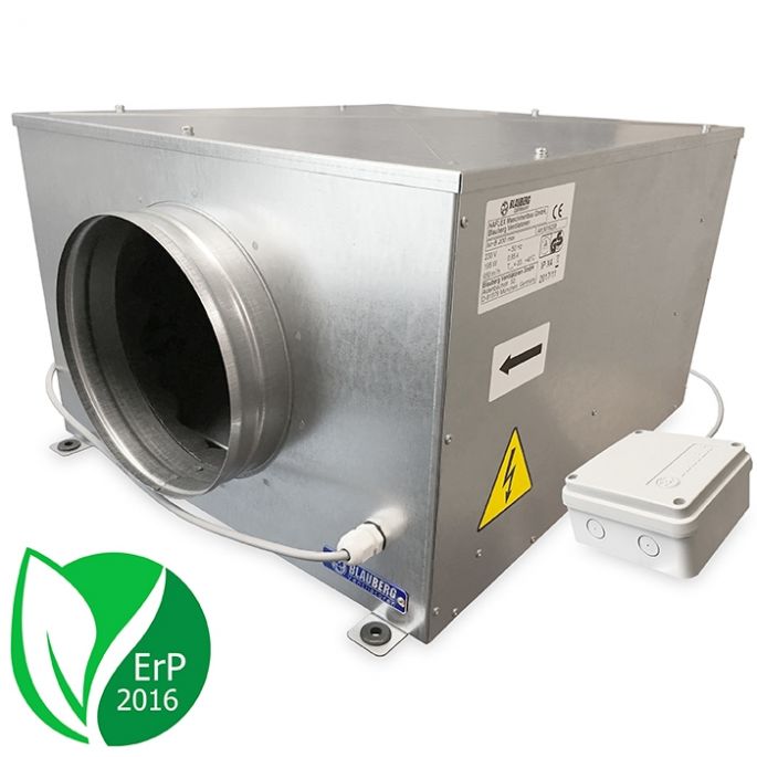 Blauberg ISO-B-250 boxventilator 1300 m3/h - geluidgedempt - ERP2016 - aansluiting 250mm Blauberg ISO-B-250 boxventilator 1300 m3/h - geluidgedempt - ERP2016 - aansluiting 250mm