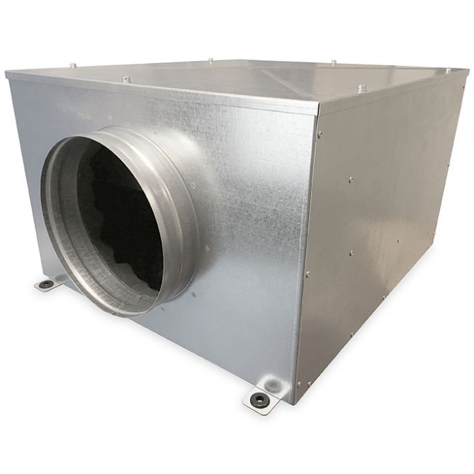 Blauberg ISO-B-125 boxventilator 330 m3/h - geluidgedempt - ERP2018 - aansluiting 125mm