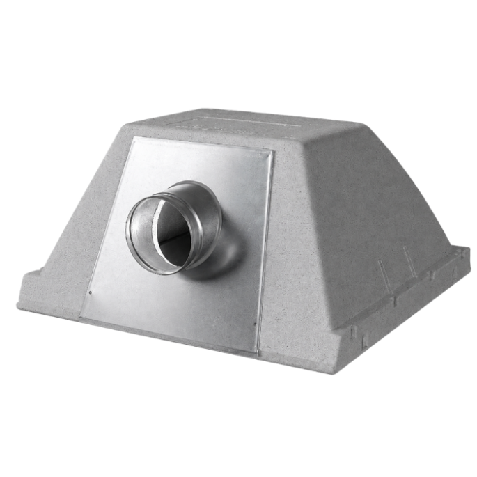 Plenumbox geïsoleerde voor rooster 595 mm x 595 mm | met zij-aansluiting | diameter 125 mm Plenumbox geïsoleerde voor rooster 595 mm x 595 mm | met zij-aansluiting | diameter 125 mm
