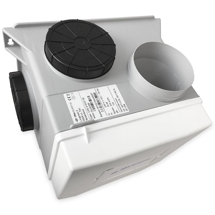 Itho CVE-S ECO RFT SP | 325 m³/h | geschikt voor RF bediening | perilex stekker Itho CVE-S ECO RFT SP | 325 m³/h | geschikt voor RF bediening | perilex stekker
