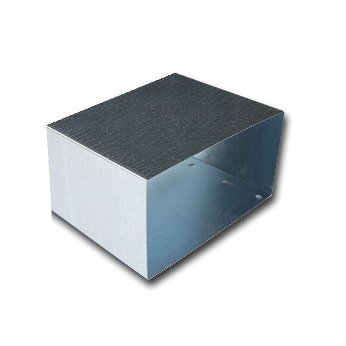Rechthoekig koppelstuk voor hulpstuk | 220 x 55 mm