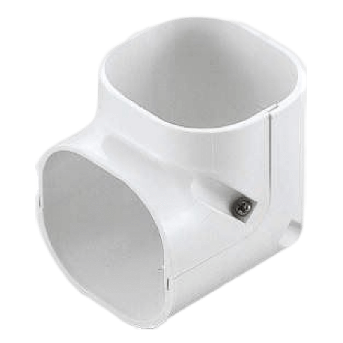 Airco korte stijgende bocht 90° | wit Airco korte stijgende bocht 90° | wit