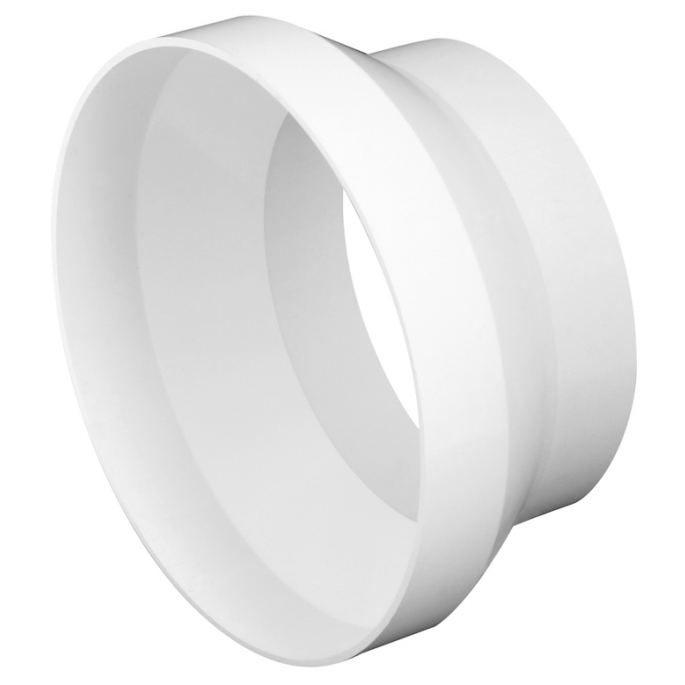 Kunststof verloopstuk | diameter 125 mm naar 120 mm