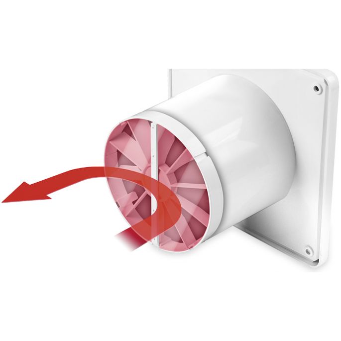 Kunststof terugslagklep | diameter 125 mm | in kanaal