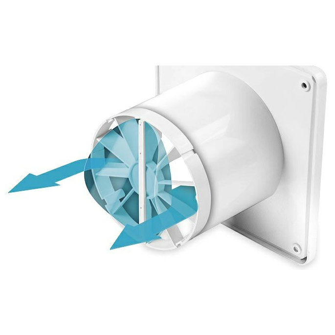 Terugslagklep (lage weerstand) kunststof Ø 100mm - IN kanaal