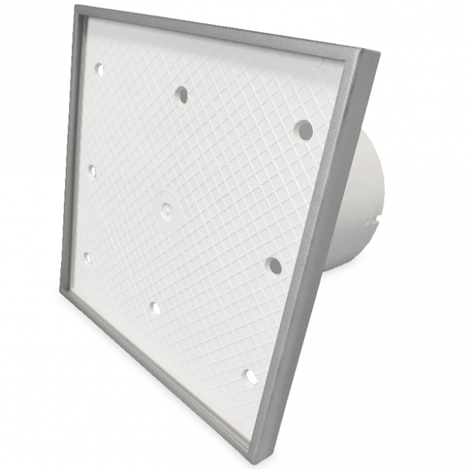 Whisper Pro-Design badkamerventilator - Ø100mm - aan/uit - Tegelfront