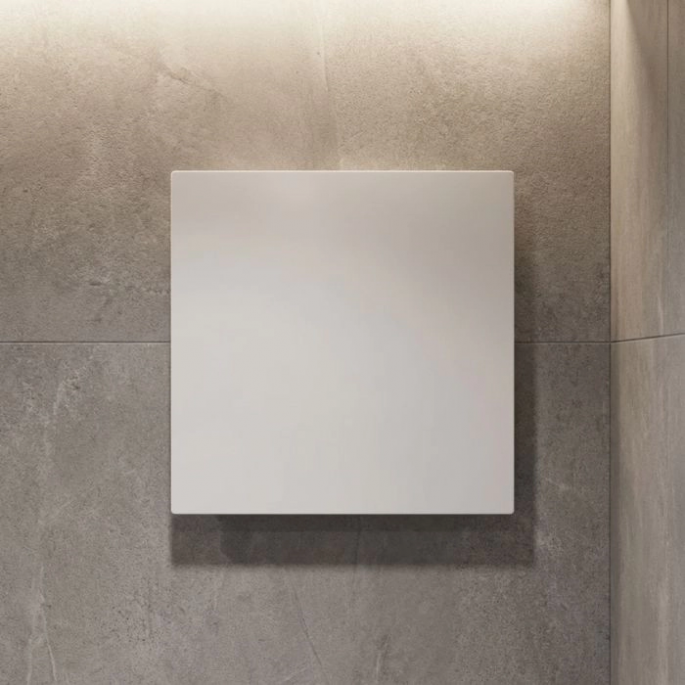 Whisper Pro-Design badkamerventilator - Ø125mm - aan/uit - vlak kunststof - wit