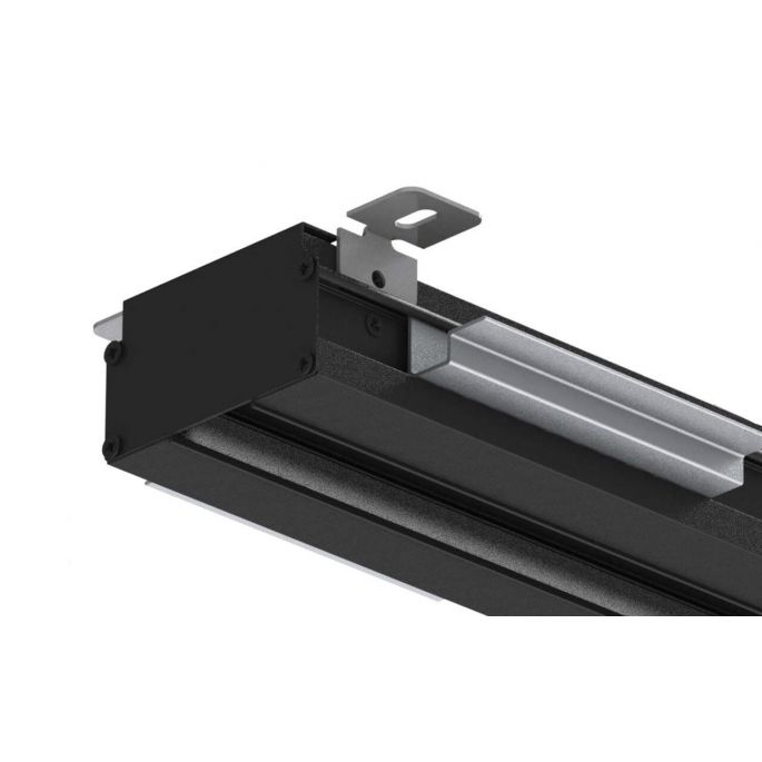 Instucbaar frameloos lijnrooster - 1200mm - geïsoleerde plenumbox 2x Ø125mm - TOEVOER & AFVOER Instucbaar frameloos lijnrooster - 1200mm - geïsoleerde plenumbox 2x Ø125mm - TOEVOER & AFVOER