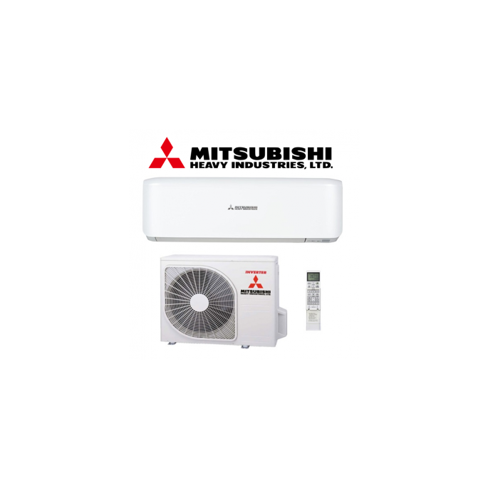Mitsubishi SRK/SRC airco wandmodel 2.5 Kw | binnen + buitenunit | split-unit