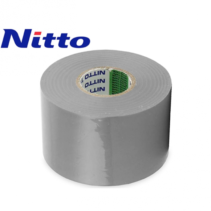 Nitto PVC Tape | grijs | afdichtingstape voor luchtkanalen | 50 mm | 10 meter